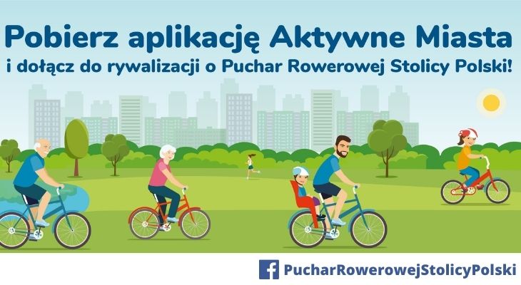 Puchar Rowerowej Stolicy Polski - grafika promująca wydarzenie